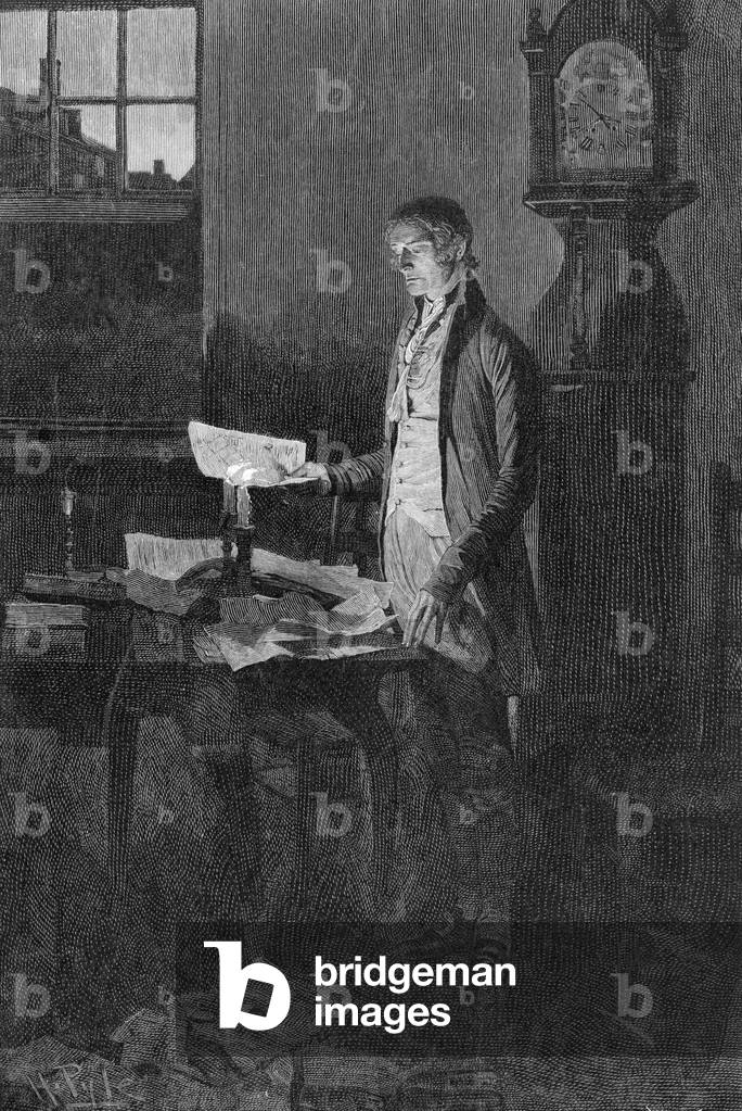 Immagine di Incisione "THOMAS JEFFERSON" 1898 di Howard Pyle