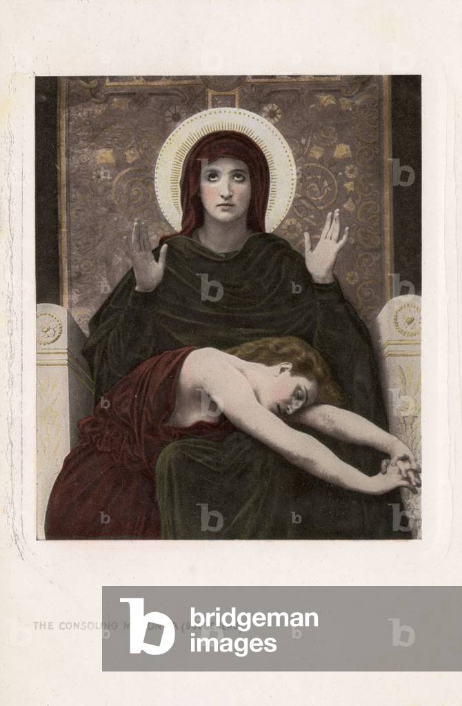 The Consoling Madonna, 1870 (lithography)