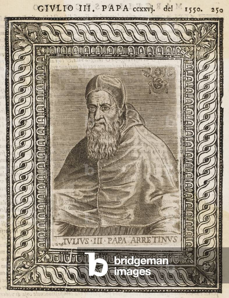 Image de Gravure représentant PAPE JULES III 1588 par Cavalieri