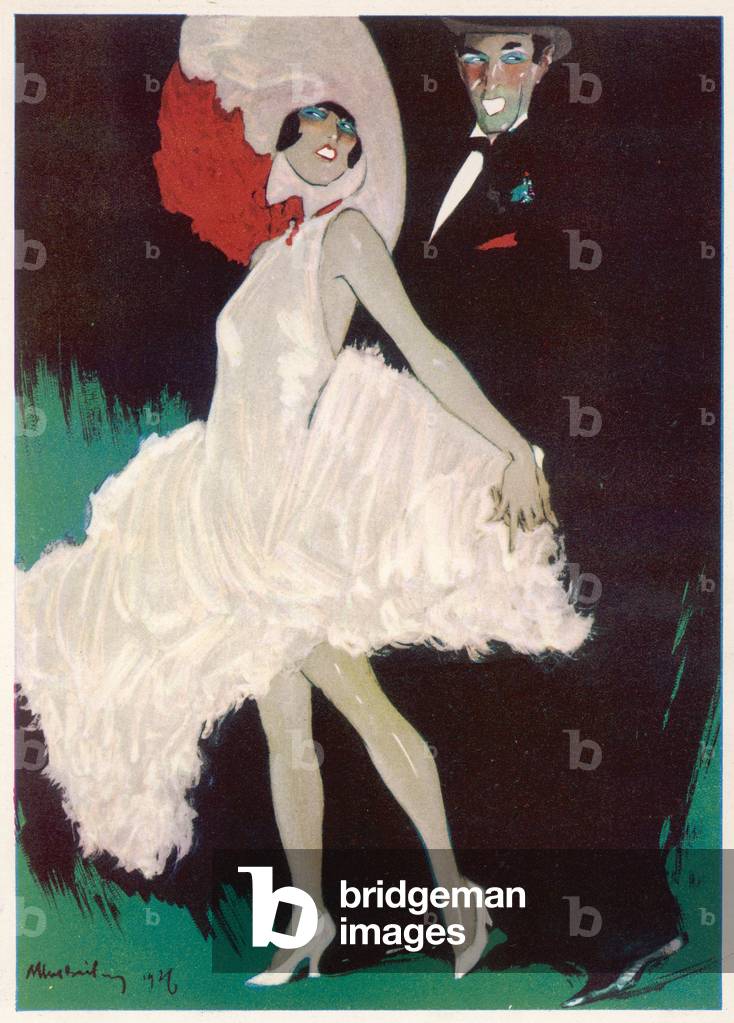 Image of Print depicting A Couple Jazz Babies 1926 by Albert Bailey