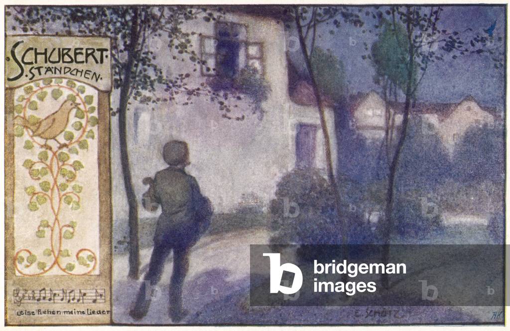 Image of Print depicting SCHUBERT/STANDCHEN by Erich Schutz