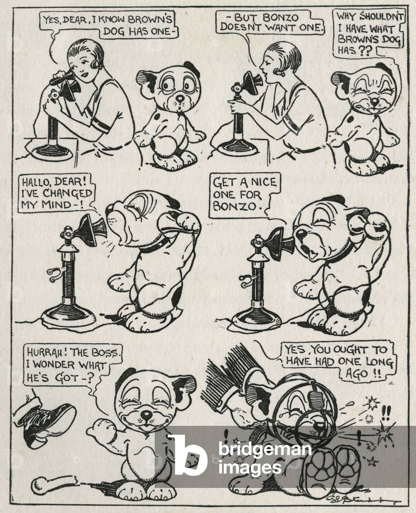 Immagine di Stampa "Bonzo" 1927 di George Ernest Studdy