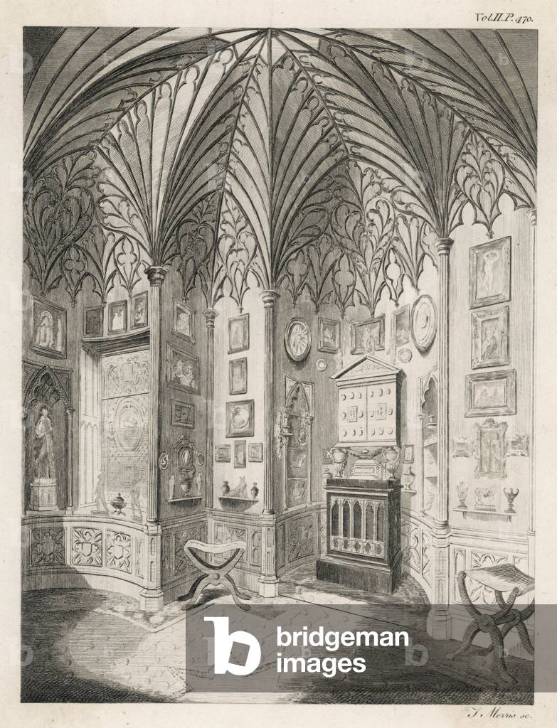 Image de Gravure représentant ARMOIRE PORTE-PAILLE/PAILLE 1717 par J. Morris