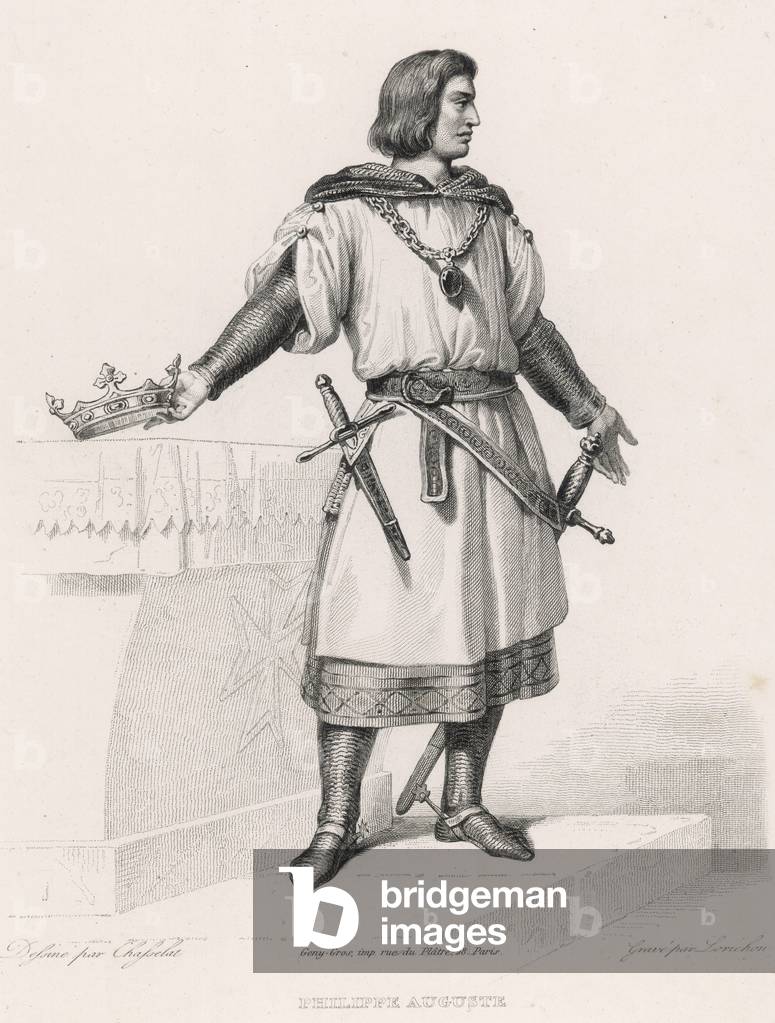 Immagine di Incisione "PHILIPPE II AUGUSTE" 1165