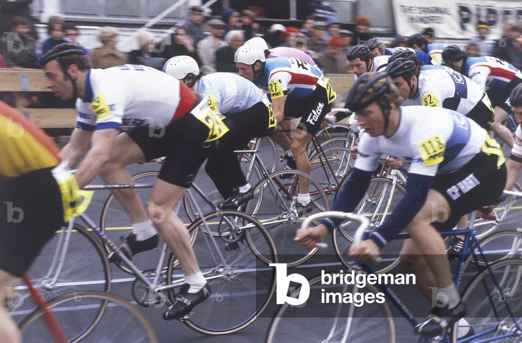 Bild von Fotografie "SPRINT-RADFAHRER" 1980 von Barnaby's Studios Ltd