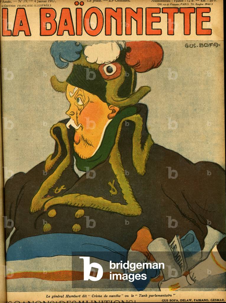 Titelseite, La Baionnette, WW1