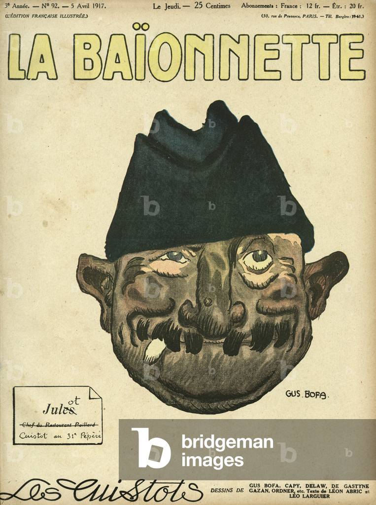 Image de Estampe représentant Couverture 1917 par Gus Bofa