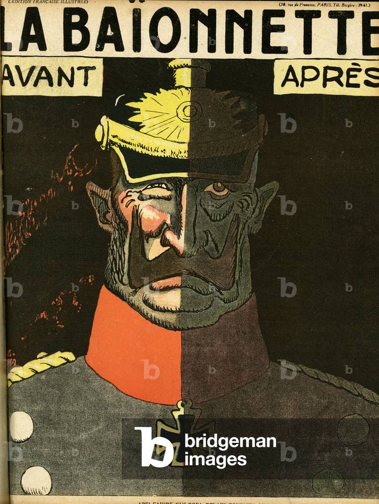 Titelseite, La Baionnette, WW1