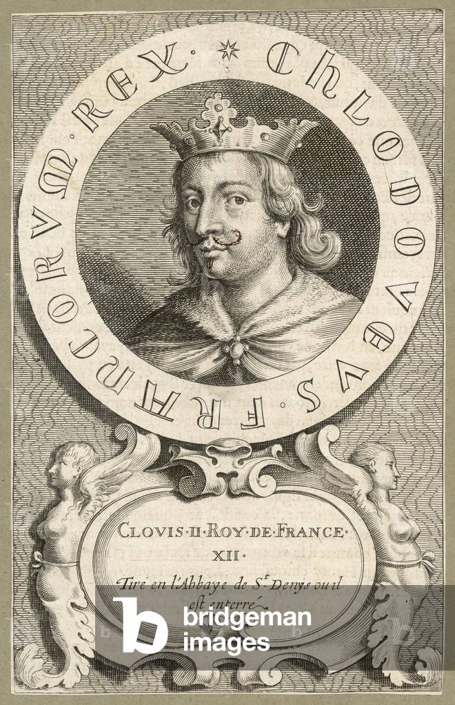 Image of Engraving depicting CLOVIS II 1801