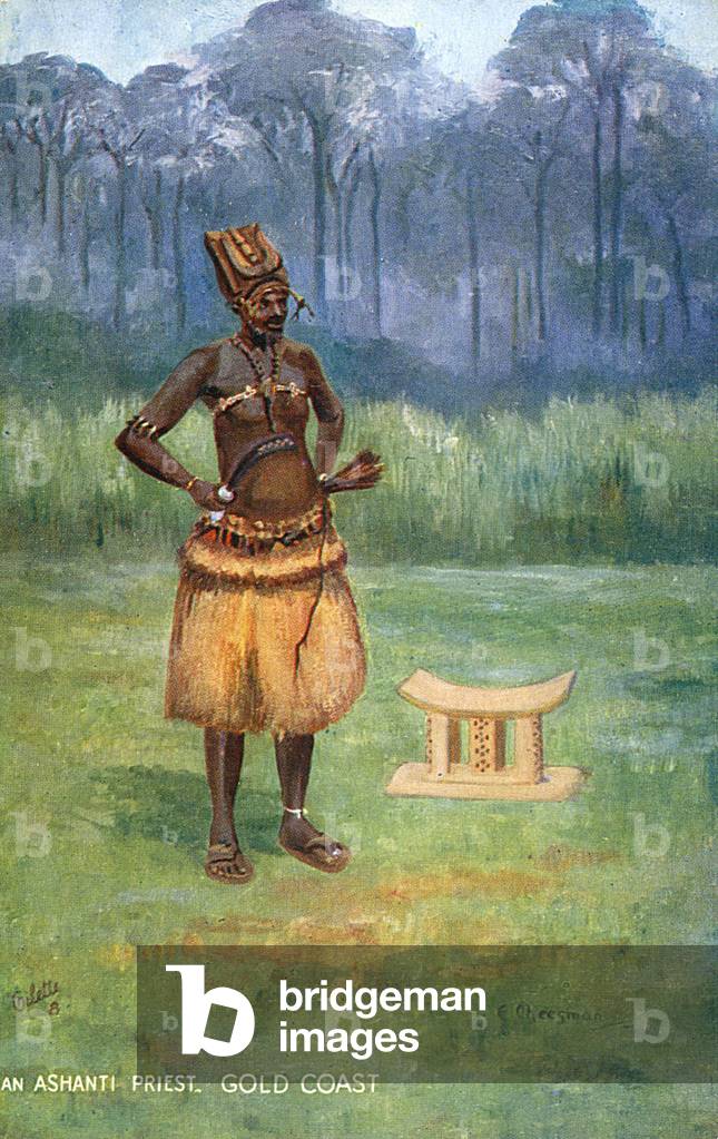 Image of Ashanti priest, Ghana, Gold Coast, West Africa