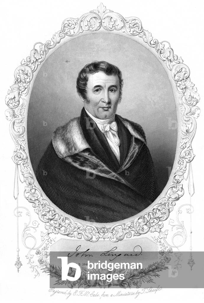 John Lingard (engraving) by E.F. McCabe