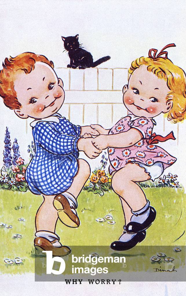 Image de Estampe représentant WW2 - Comic Postcard - Pourquoi s'inquiéter ! 1 par Dinah