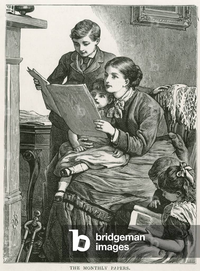READING NEWSPAPER