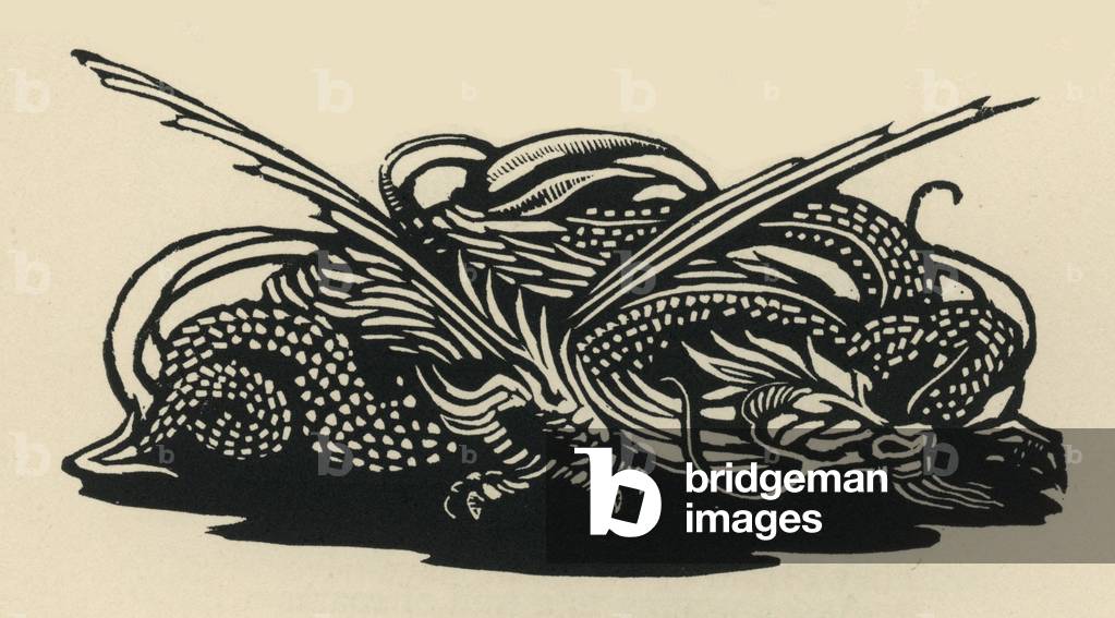 Image of Print depicting Tribute - Dragon 1925 by Molly MacArthur