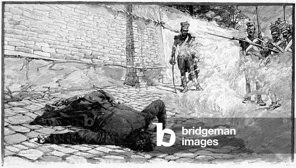 Image de Gravure représentant NEY EXÉCUTÉ - 1 1815