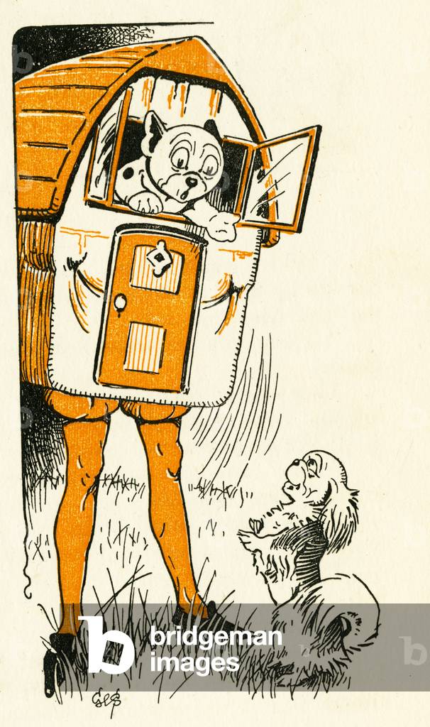 Immagine di Stampa "Bonzo" 1947 di George Ernest Studdy