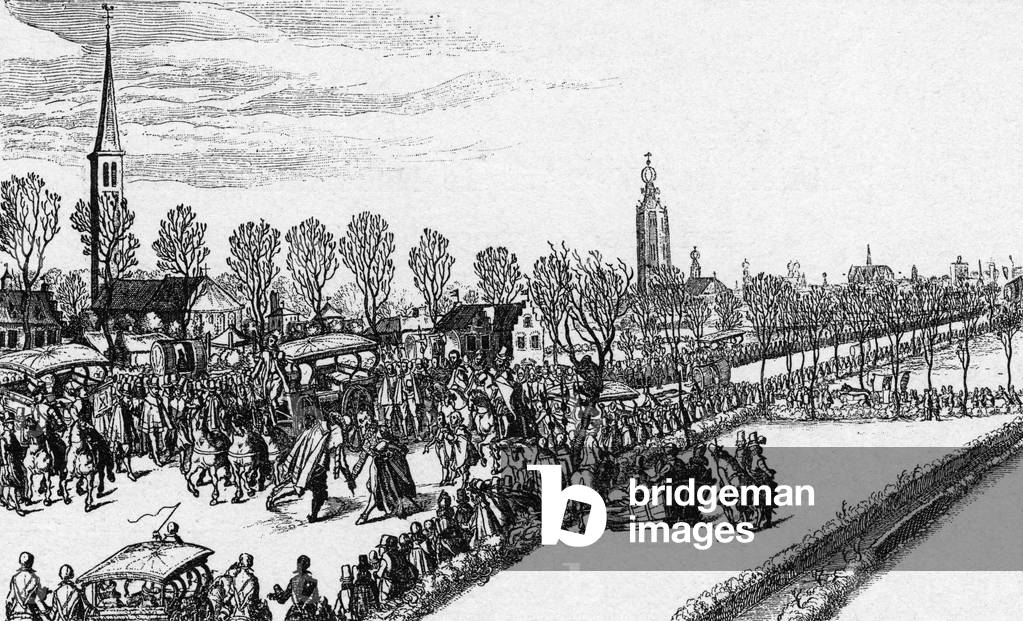 Image of Engraving depicting AUSTRIAN DELEGATES 1801