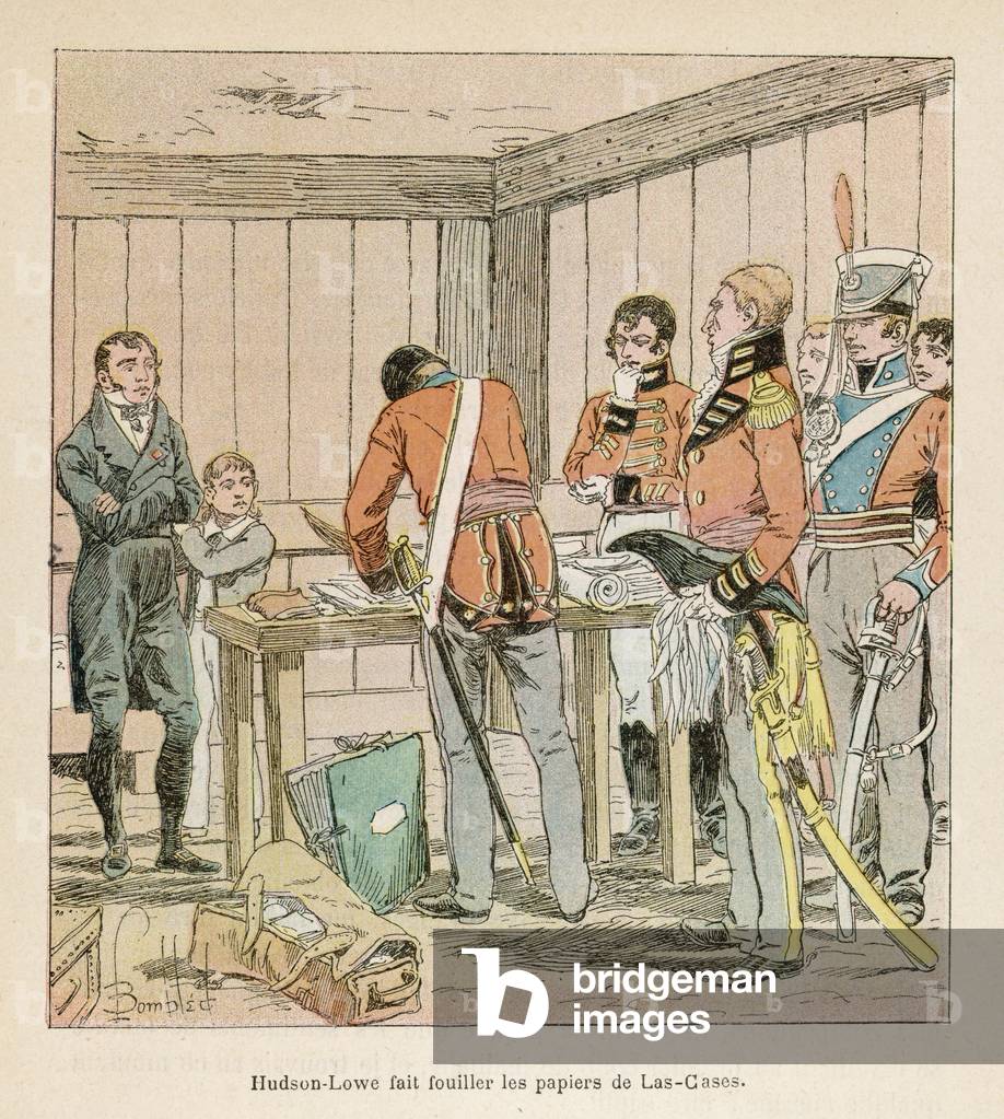 Image of Print depicting ESCAPE PLANS SOUGHT 1816 by Louis Charles Bombled