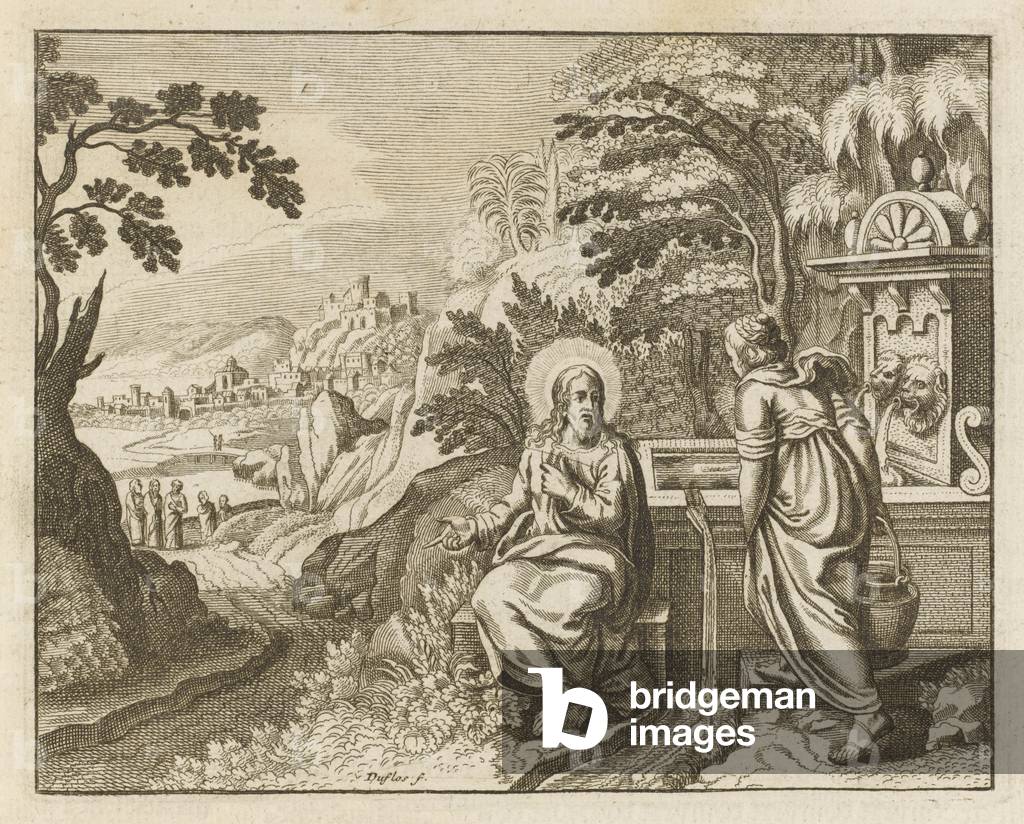 Api Samaria Image of JESUS & WOMAN OF SAMARIA