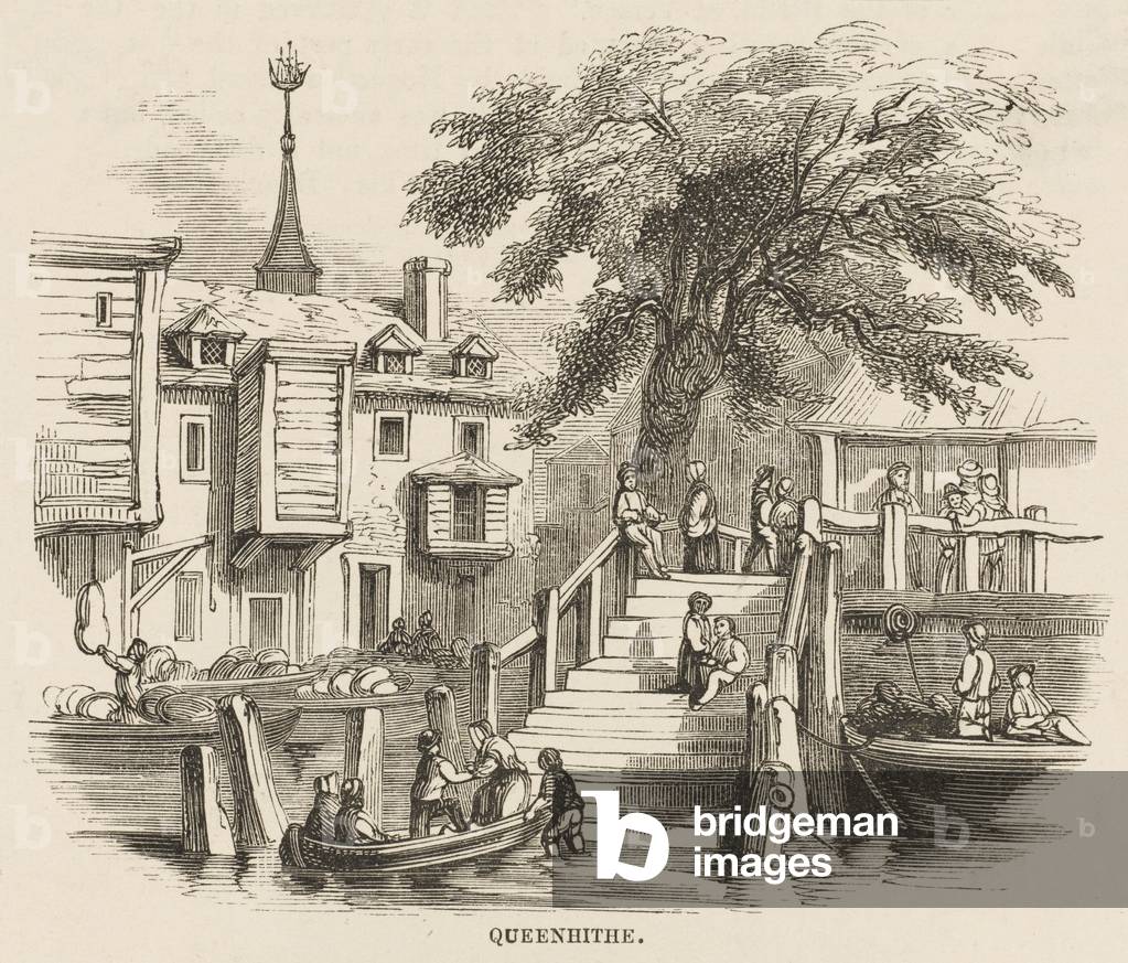 Image of Engraving depicting LONDON QUEENHITHE 1801
