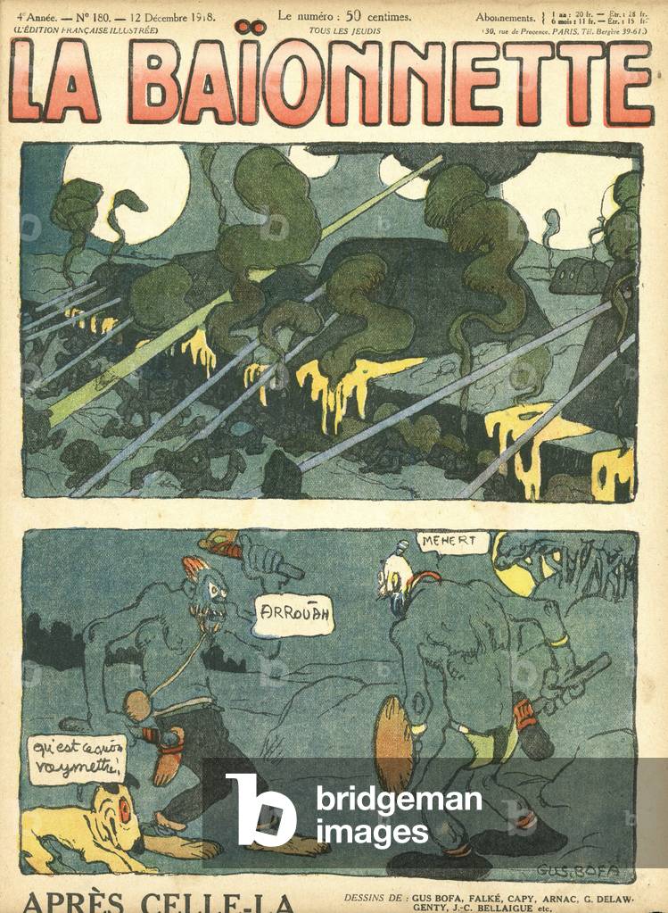 Titelseite, La Baionnette, WW1