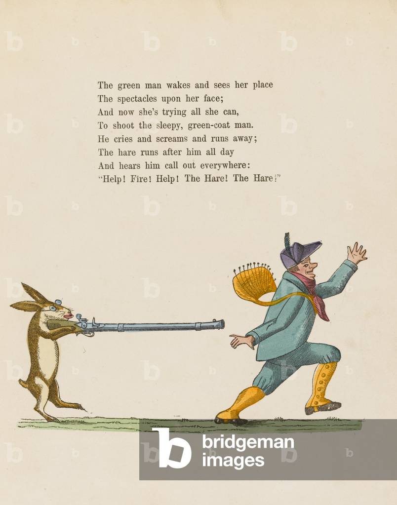 Image of Print depicting HOFFMANN/MAN SHOOTING 1847 by Heinrich Hoffmann