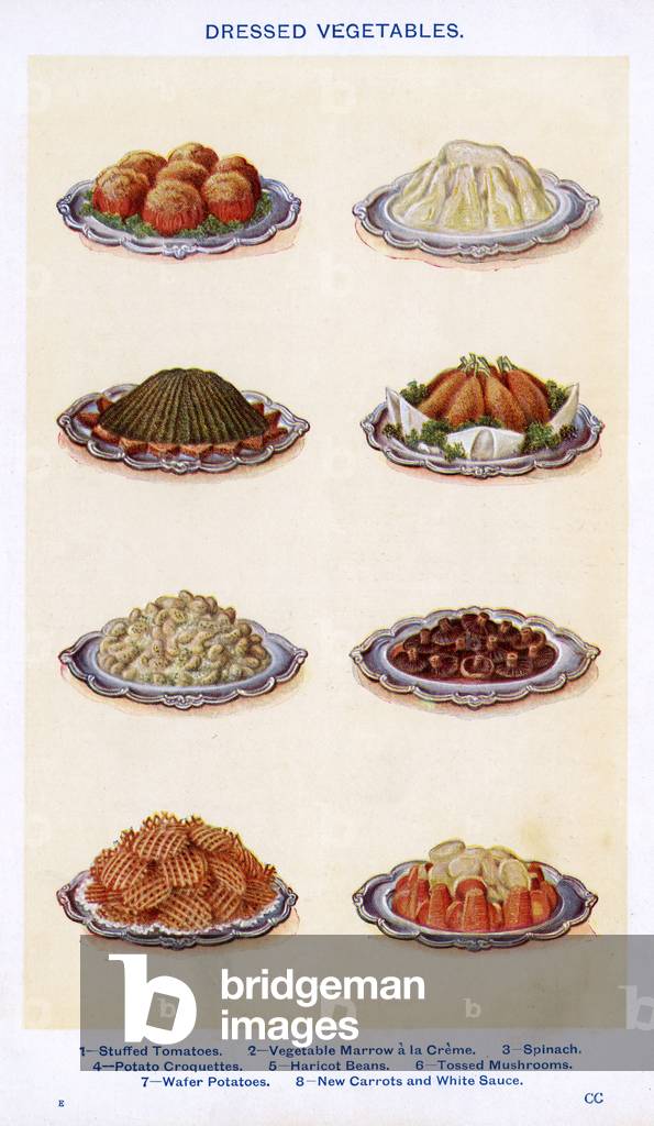 Immagine di Stampa "VERDURE CONDITE" 1900