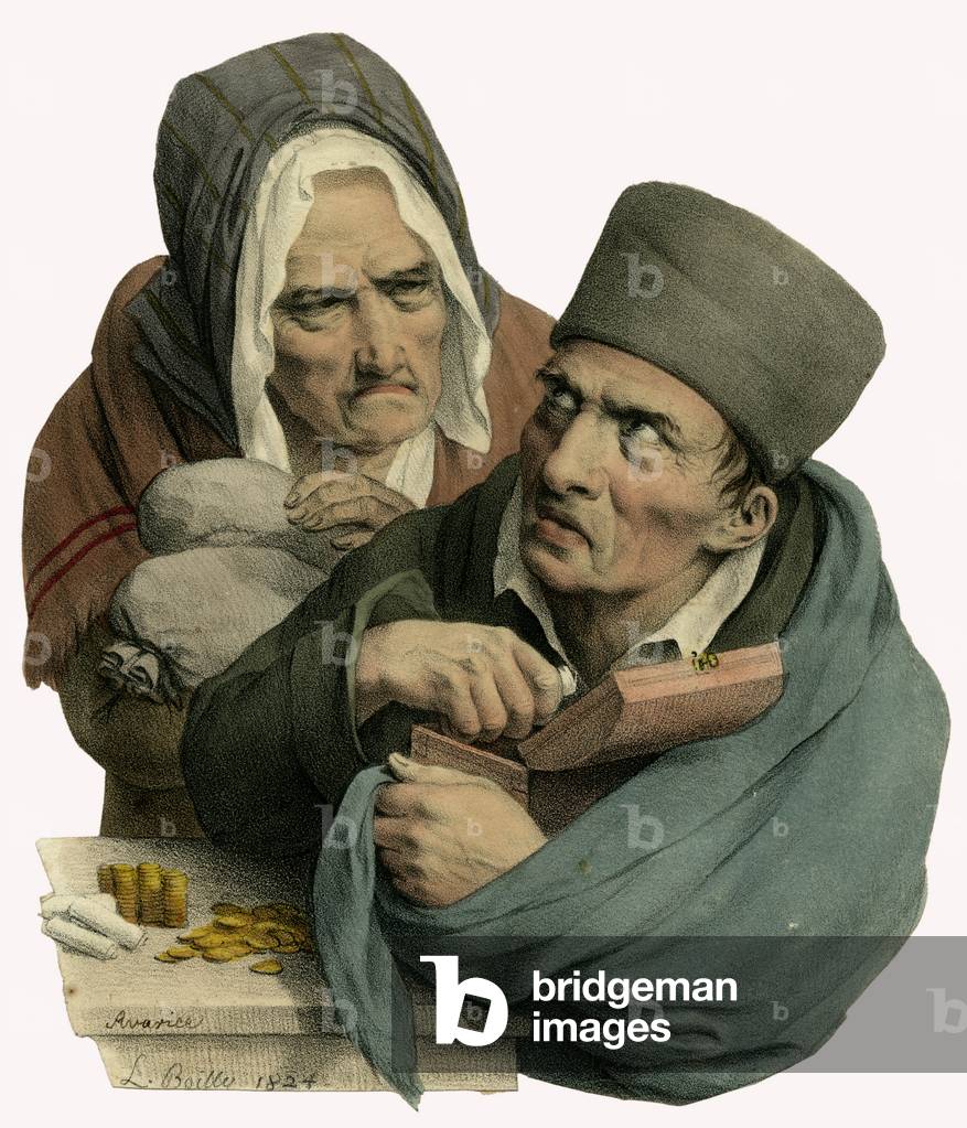 Image de Estampe représentant AVARICE 1824