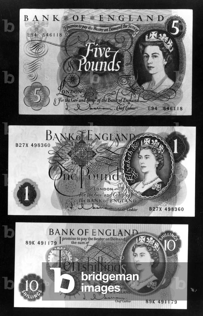 BILLETS EN LIVRES STERLING