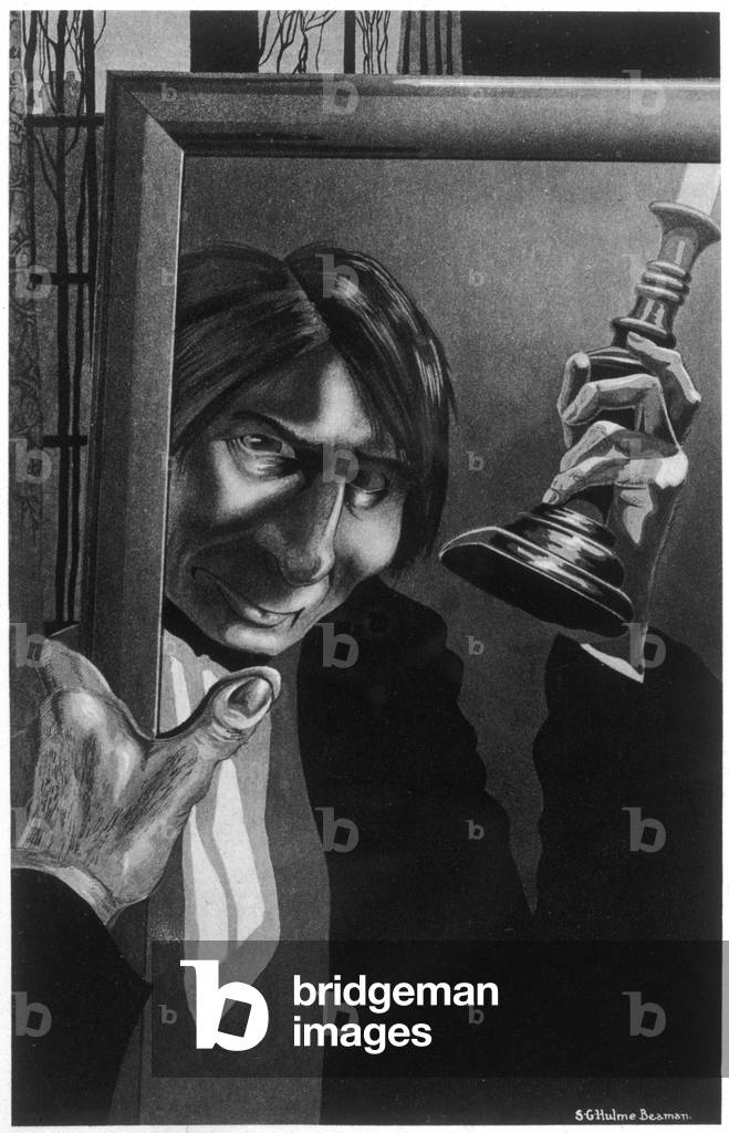 Image of Print depicting Jekyll and Hyde - Stevenson 1930 by S. G. Hulme Beamam