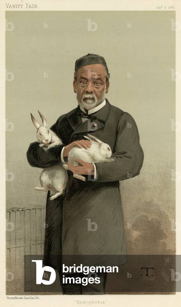 Image of Print depicting Louis Pasteur (1822-1895) 1887 by Theobald Chartran