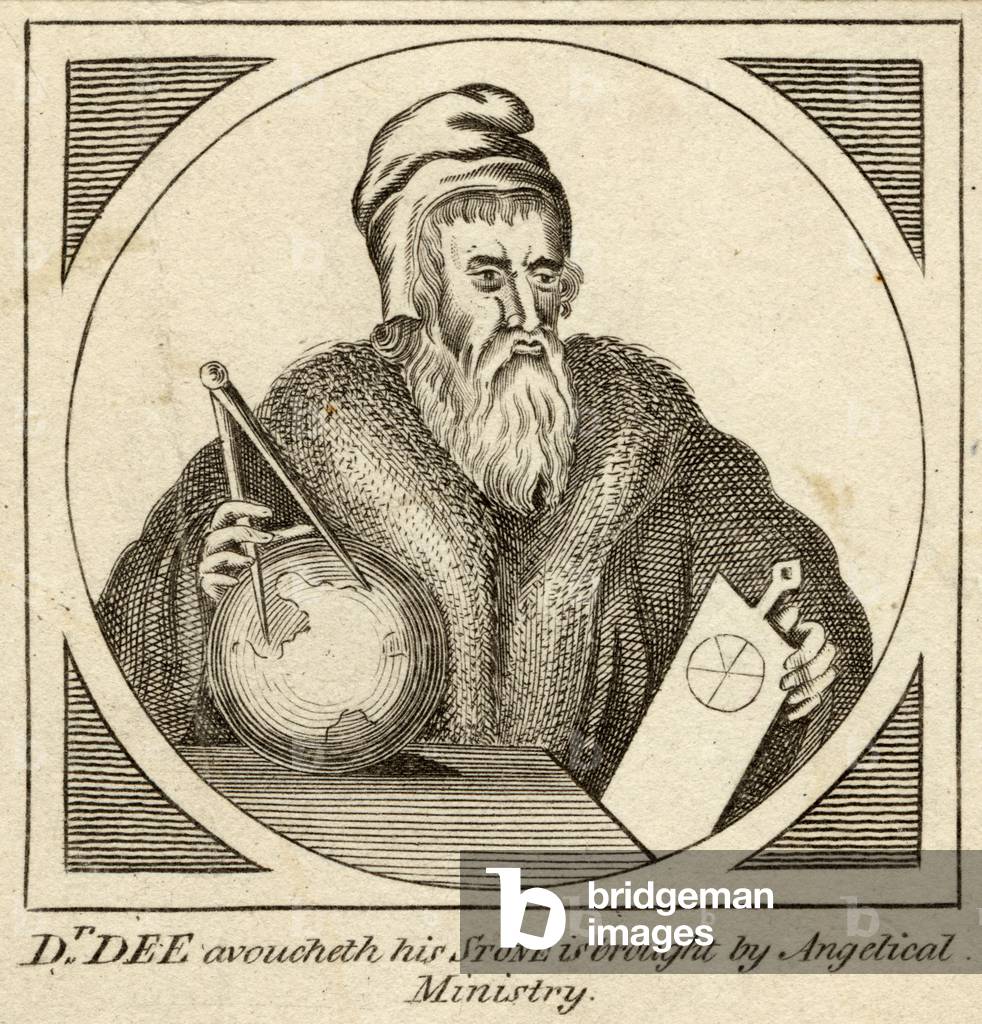 Image of Engraving depicting JOHN DEE 1801