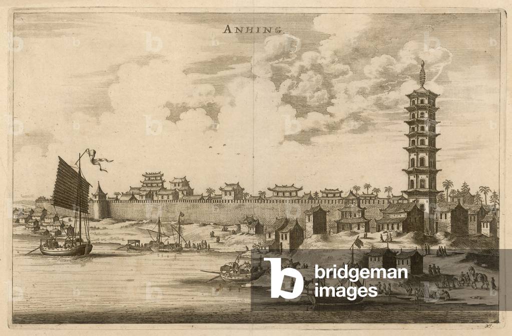 Immagine di Incisione "CINA - ANHING" 1662
