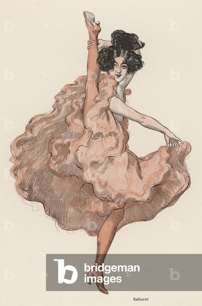"Un ballerino ad alto calci" 1908 di Ferdinand von Reznicek