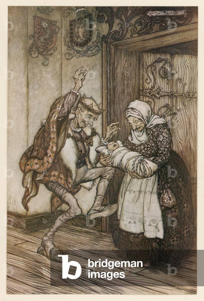 Image of Print depicting SLEEPING BEAUTY by Arthur Rackham