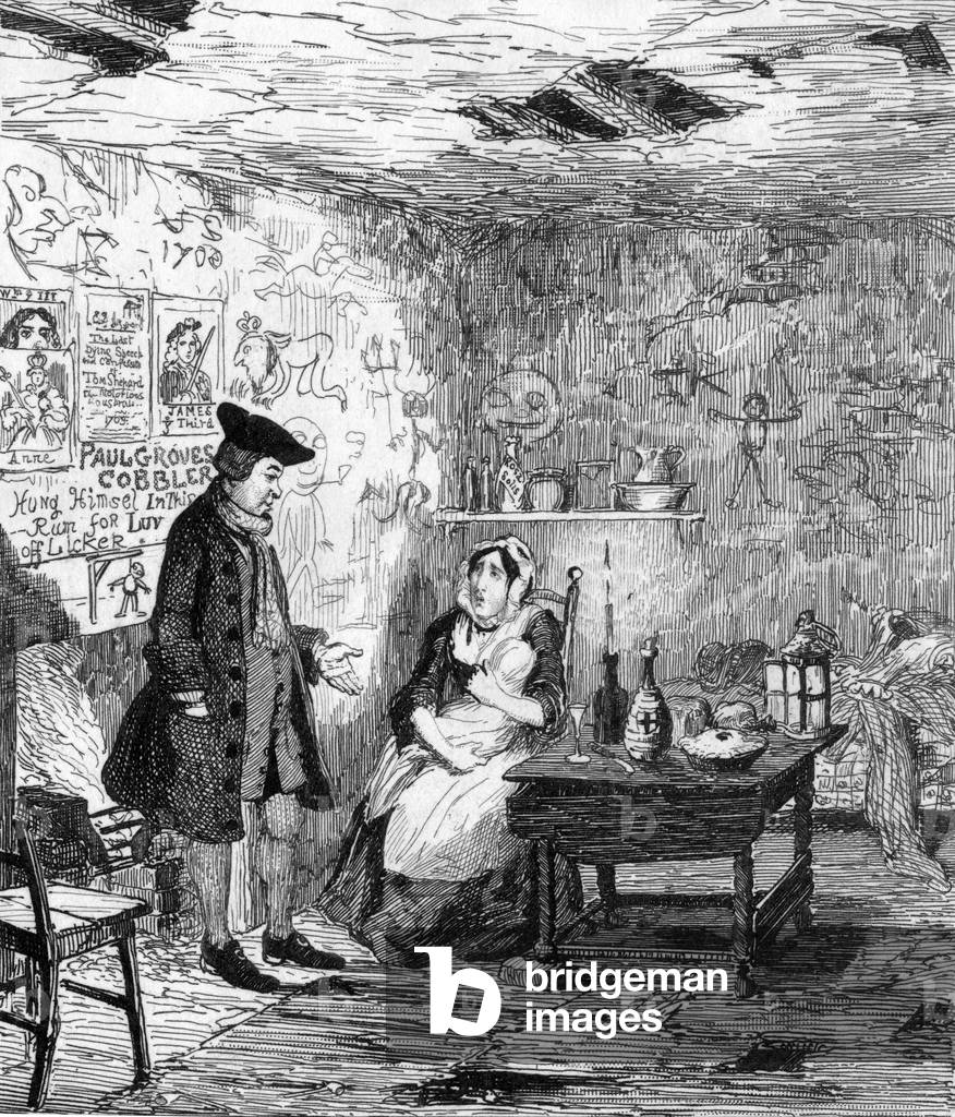 Bild von Druck "VERBRECHEN/JACK SHEPPARD" 1839 von George Cruikshank
