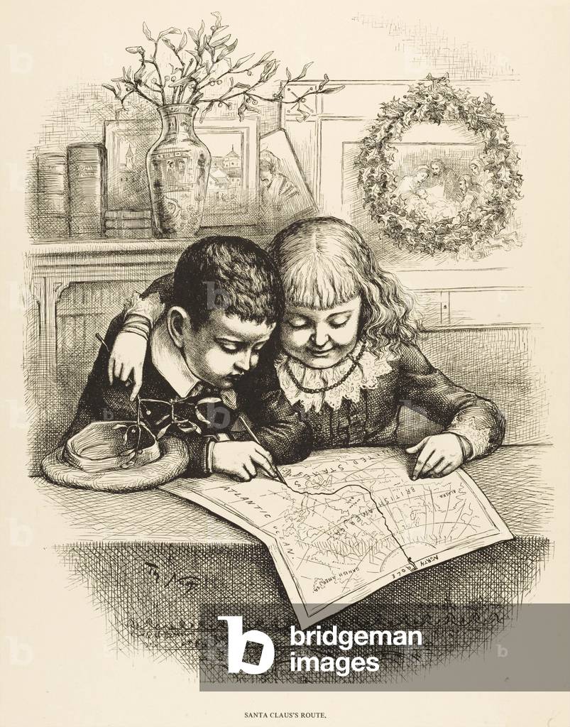 Die Route des Weihnachtsmanns