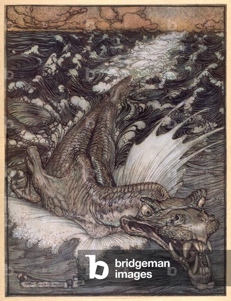 "Leviathan" 1908 von Arthur Rackham