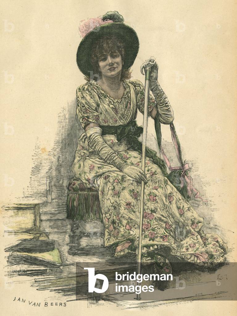 Sarah Bernhardt by Jan van Beers