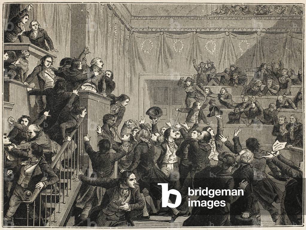 Bild von Gravur "ROBESPIERRE/KONVENTION" 1801