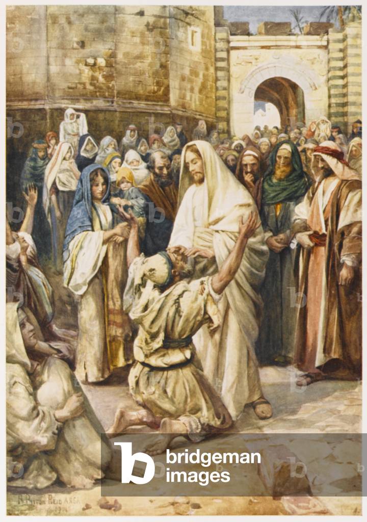 Jesus heilt Bartimäus