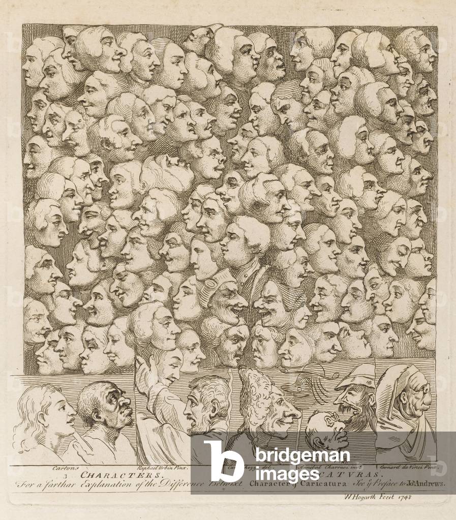 Hogarth Faces 1807