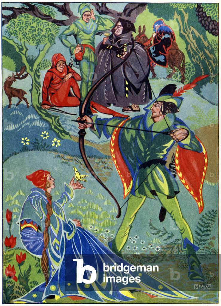 Maid Marian joins Robin Hood and his Merry Men