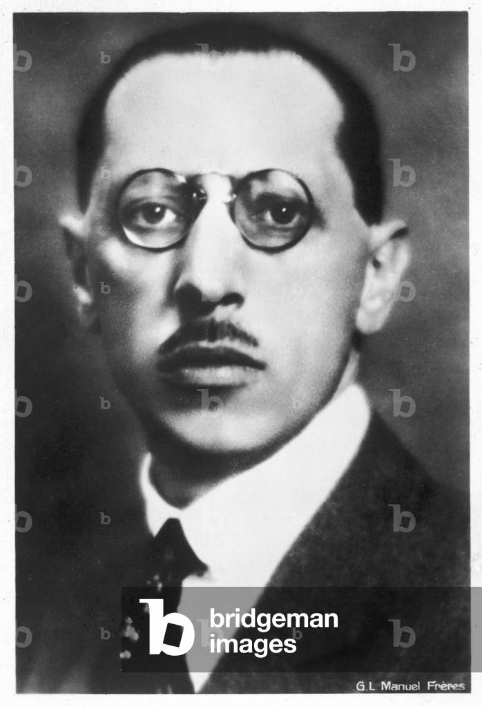 Igor Stravinsky by G.L. Manuel Freres