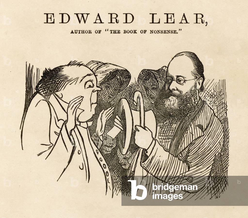 Image of Print depicting EDWARD LEAR by Edward Lear