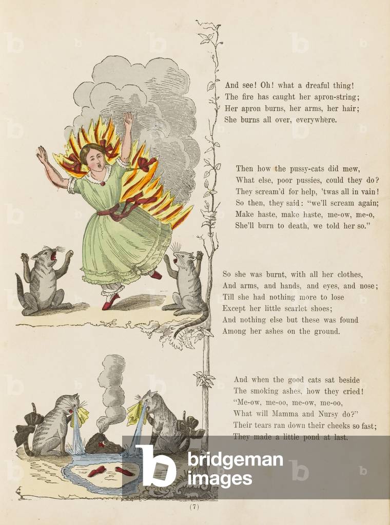 Image de Estampe représentant HOFFMANN/HARRIET/MATCHS 1847 par Heinrich Hoffmann