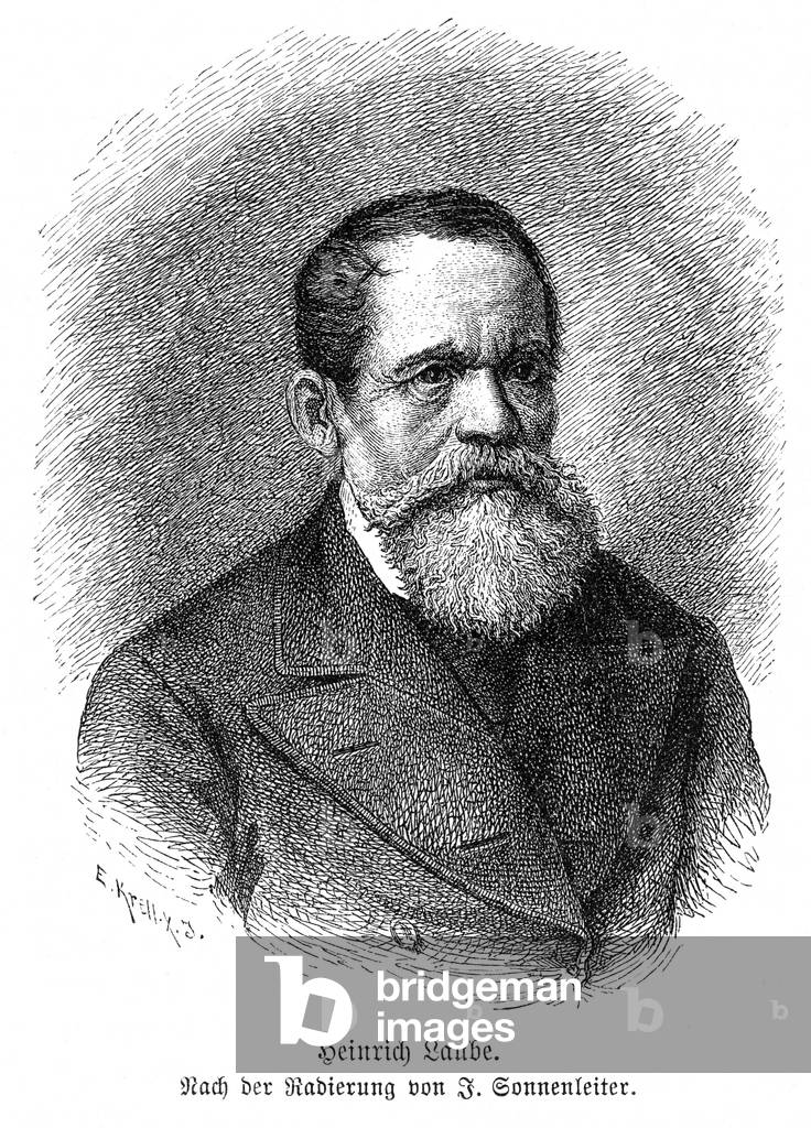"Heinrich Laube (acquaforte)" di Johannes Sonnenleiter