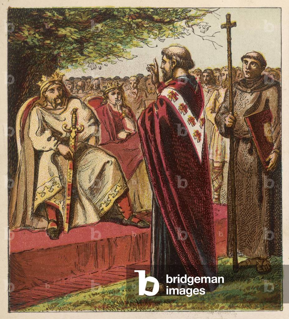 ST AUGUSTINE & ETHELBERT by Joseph Martin Kronheim