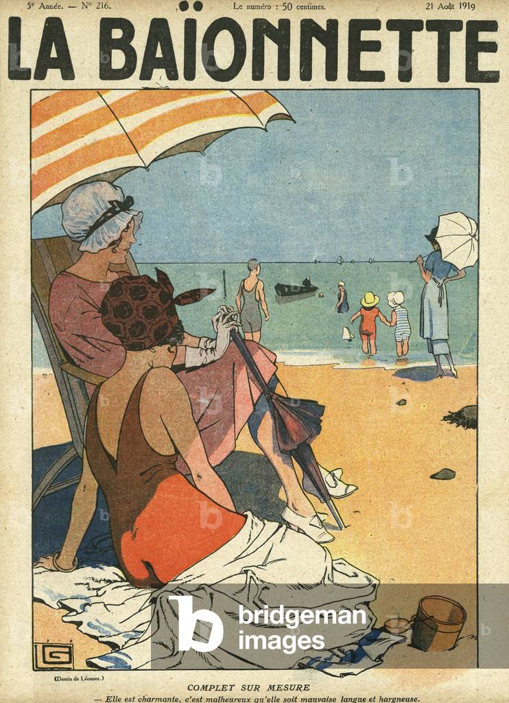 Image of Print depicting Front cover 1919 by Georges Leonnec