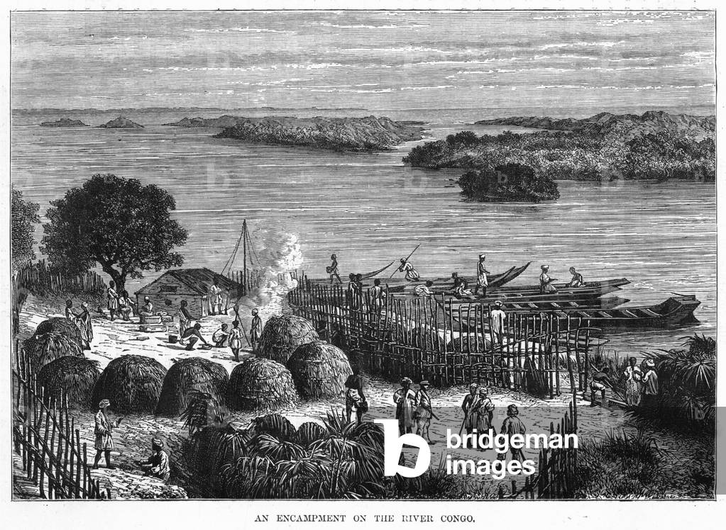 Image de Gravure représentant FLEUVE CONGO 1870